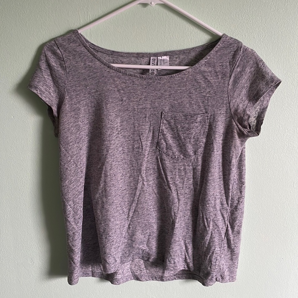 H&M Gray Pocket Tee